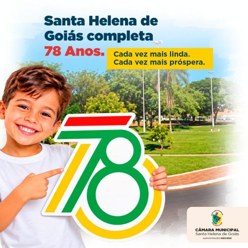 Este mês, Santa Helena completa 78 anos.